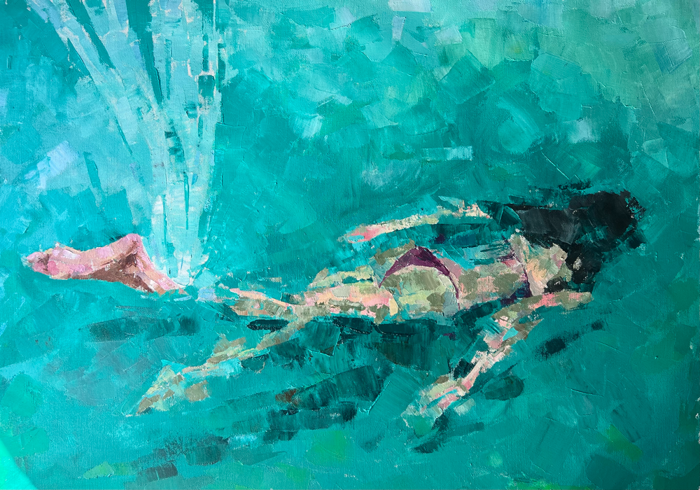 Swimming in Green