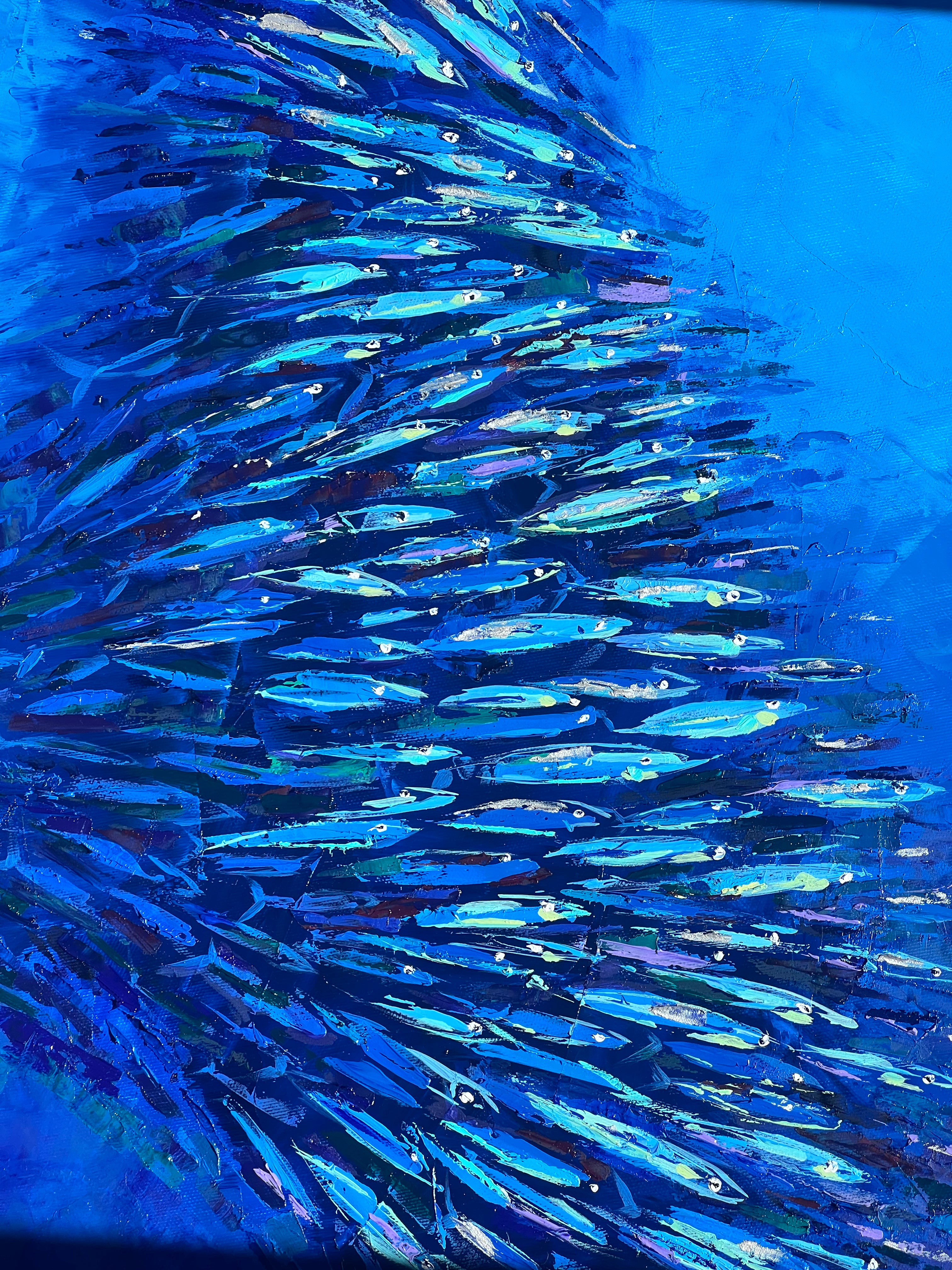School of fish in defense