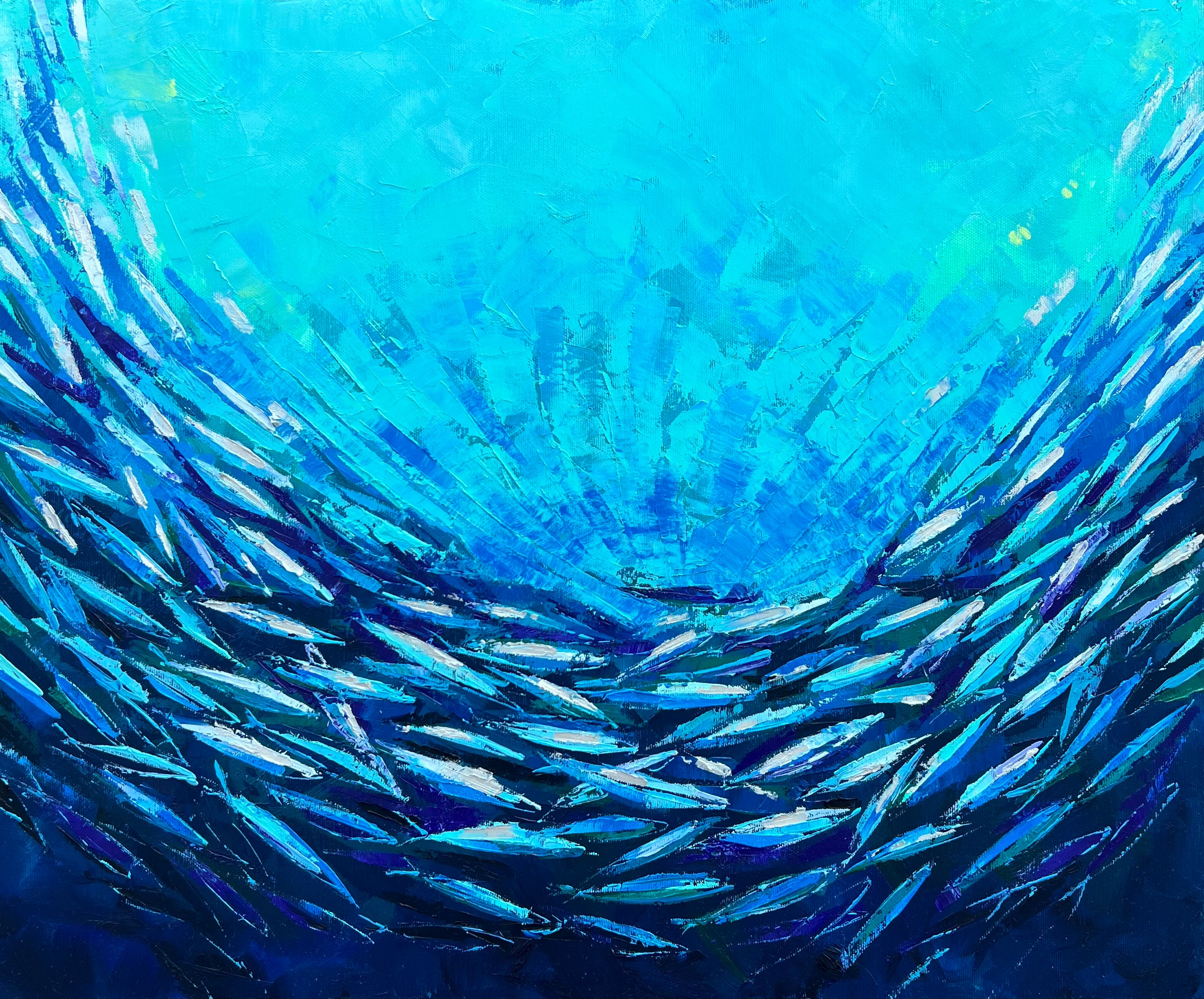 Lost in the blue